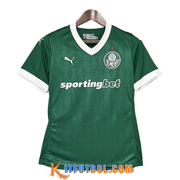 Nueva Camisetas De Futbol Palmeiras Mujer Primera 2025/2026