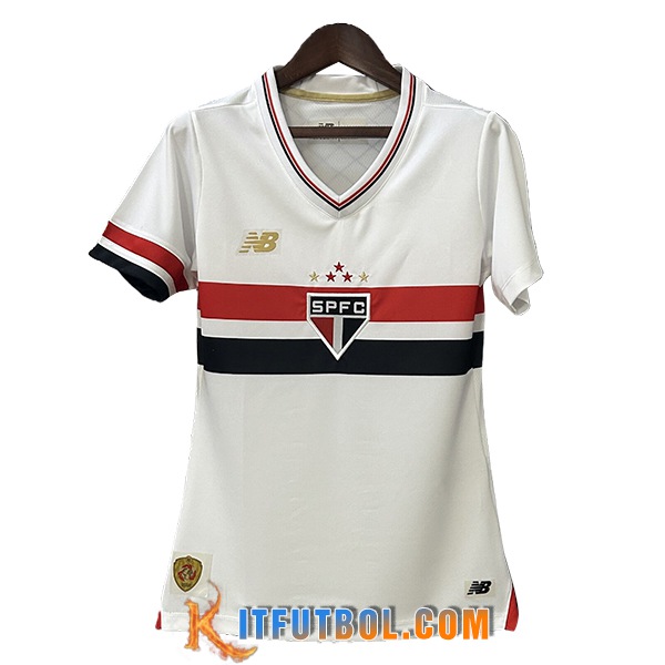Nueva Camisetas De Futbol Sao Paulo FC Mujer Primera 2025/2026