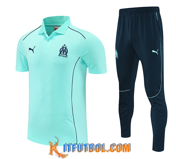 Camiseta Polo Marsella Verde 2025/2026