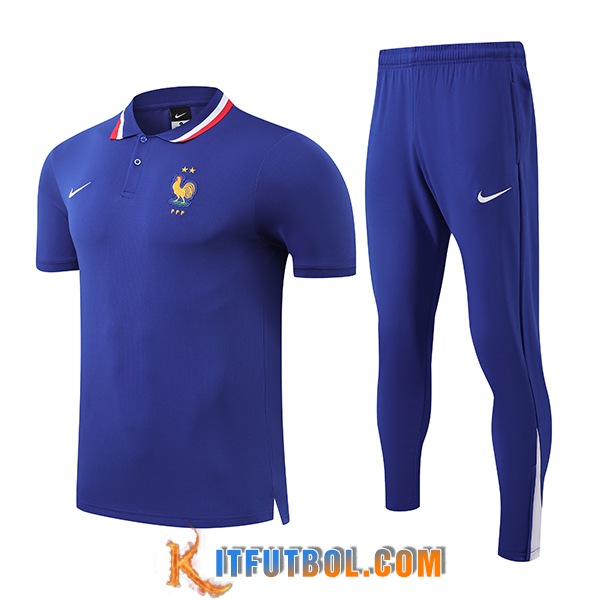 Camiseta Polo Francia Azul 2025/2026