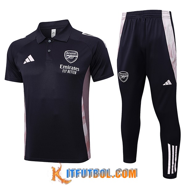 Camiseta Polo Arsenal Gris Oscuro 2025/2026