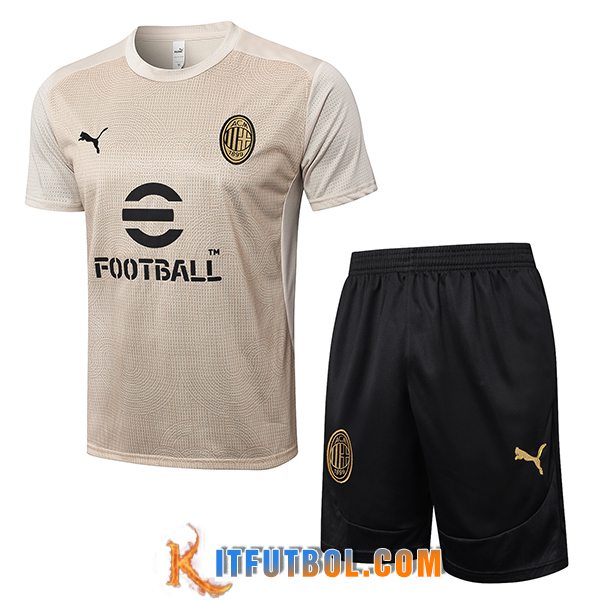 Camiseta Entrenamiento AC Milan Beige 2025/2026