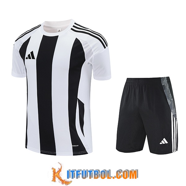 Camiseta Entrenamiento Adidas Blanco/Negro 2025/2026