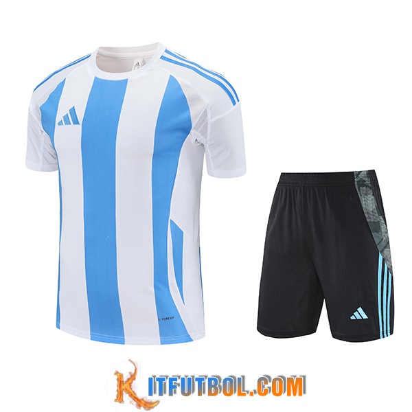 Camiseta Entrenamiento Adidas Blanco/Azul 2025/2026