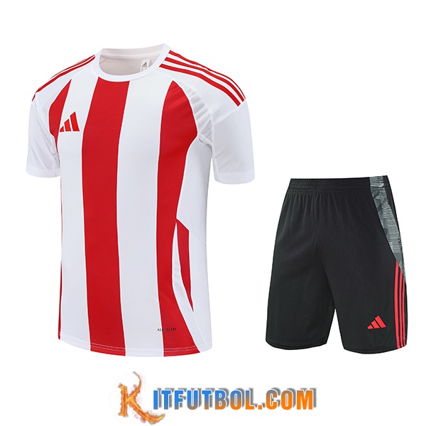Camiseta Entrenamiento Adidas Blanco/Rojo 2025/2026
