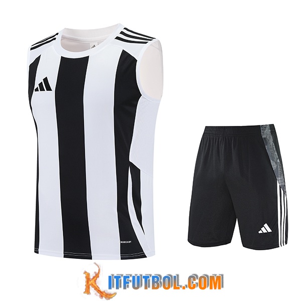 Camiseta Entrenamiento sin mangas Adidas Blanco/Negro 2025/2026