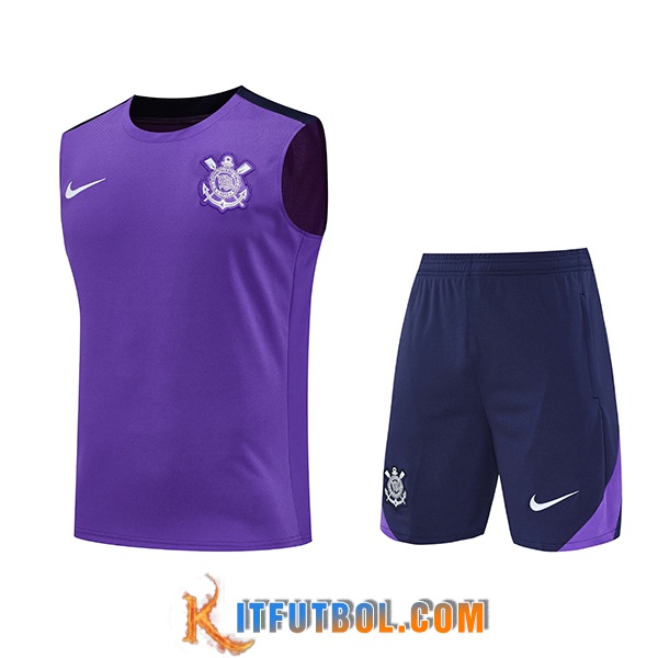 Camiseta Entrenamiento sin mangas Corinthians Violeta 2025/2026