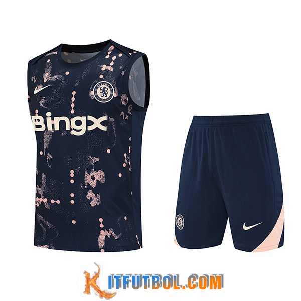 Camiseta Entrenamiento sin mangas FC Chelsea Azul Oscuro 2025/2026