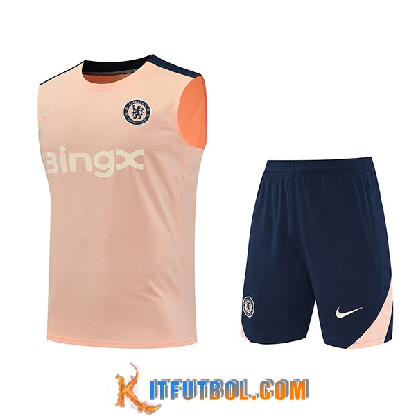 Camiseta Entrenamiento sin mangas FC Chelsea Rosa 2025/2026