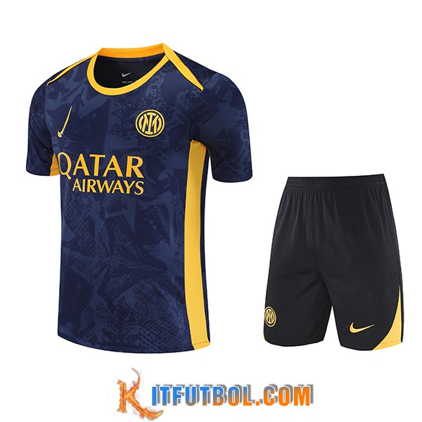 Camiseta Entrenamiento Inter Milan Azul/Jaun 2025/2026