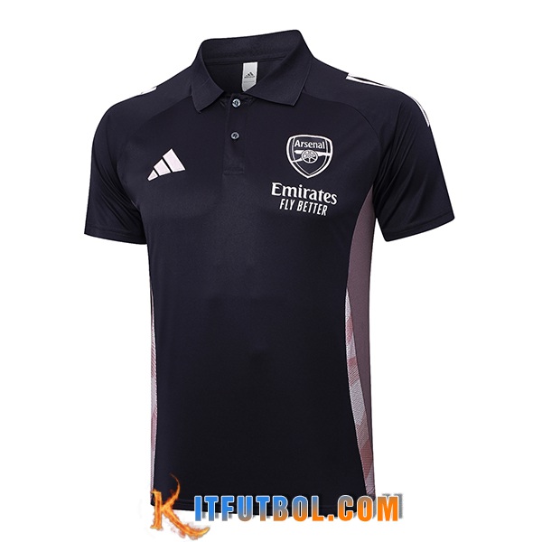 Camiseta Polo Arsenal Gris Oscuro 2025/2026
