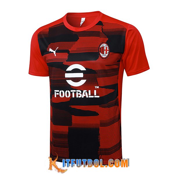Camiseta Entrenamiento AC Milan Rojo/Negro 2025/2026