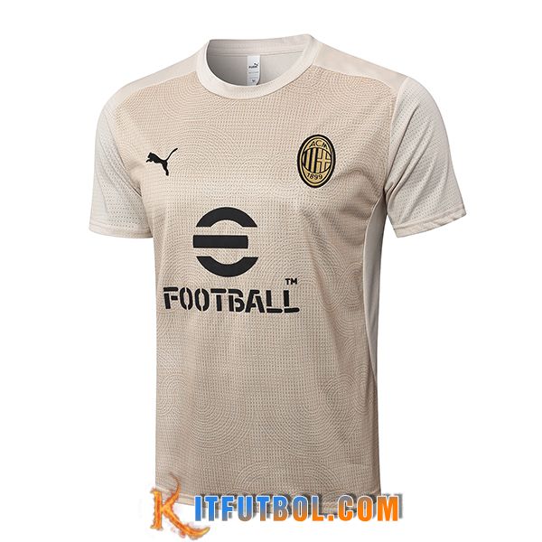 Camiseta Entrenamiento AC Milan Beige 2025/2026