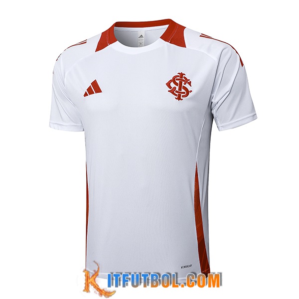 Camiseta Entrenamiento Internacional Blanco/Rojo 2025/2026