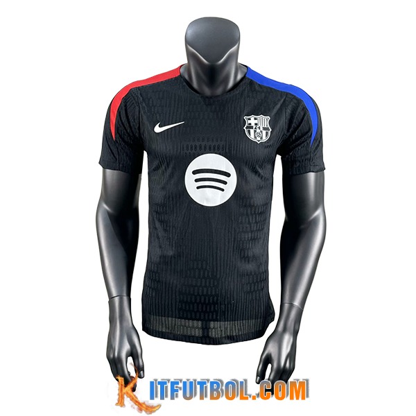 Camiseta Entrenamiento FC Barcelona Negro/Azul/Rojo 2025/2026