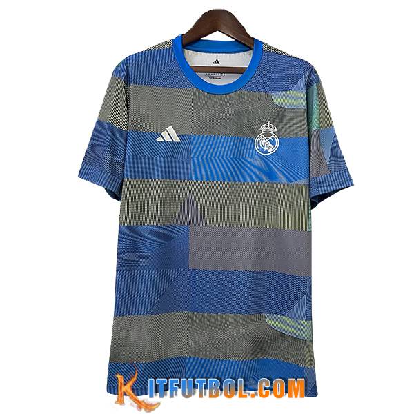 Camiseta Entrenamiento Real Madrid Azul/Verde 2025/2026