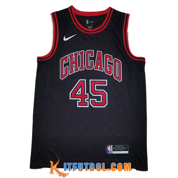 Camisetas NBA Chicago Bulls (JORDAN #45) 2025/26 Negro/Rojo