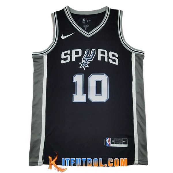 Camisetas NBA San Antonio Spurs (SOCHAN #10) 2025/26 Negro/Gris/Blanco