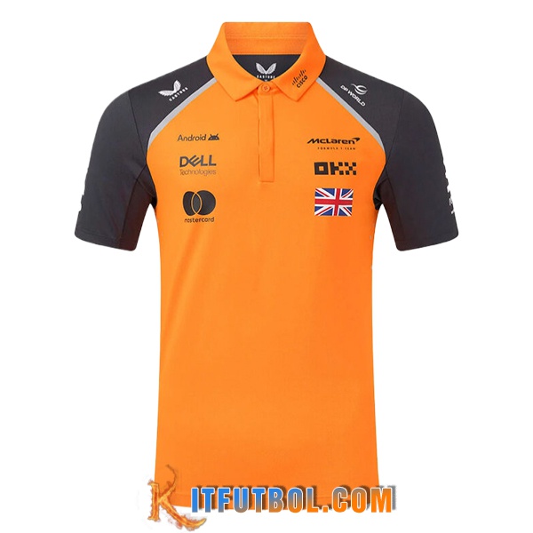 Polo McLaren F1 Team Naranja/Negro 2025