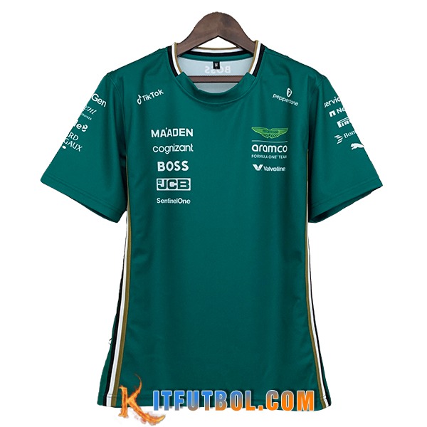 Camiseta de manga corta Aston Martin F1 Team Verde 2025