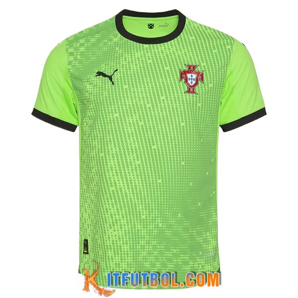 Nueva Camiseta Equipo Nacional Portugal Portero Verde 2025/2026