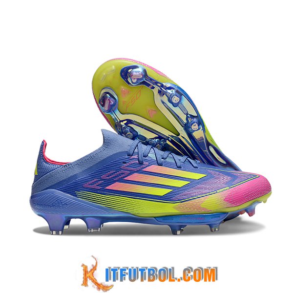 Adidas Botas De Fútbol F50+.1 FG Violeta/Verde