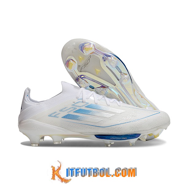 Adidas Botas De Fútbol F50+.1 FG Blanco/Azul