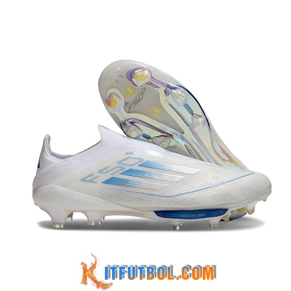 Adidas Botas De Fútbol F50+ FG Blanco/Azul