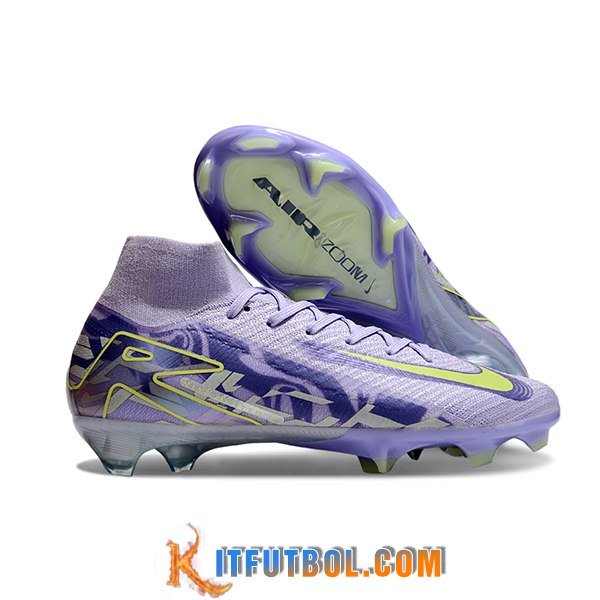 Nike Botas De Fútbol Air Zoom Mercurial Superfly IIX Elite FG Violeta