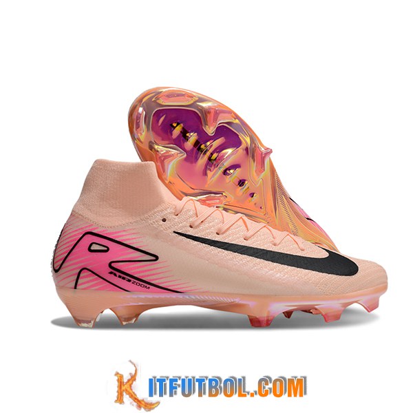 Nike Botas De Fútbol Air Zoom Mercurial Superfly IIX Elite FG Rosa/Negro