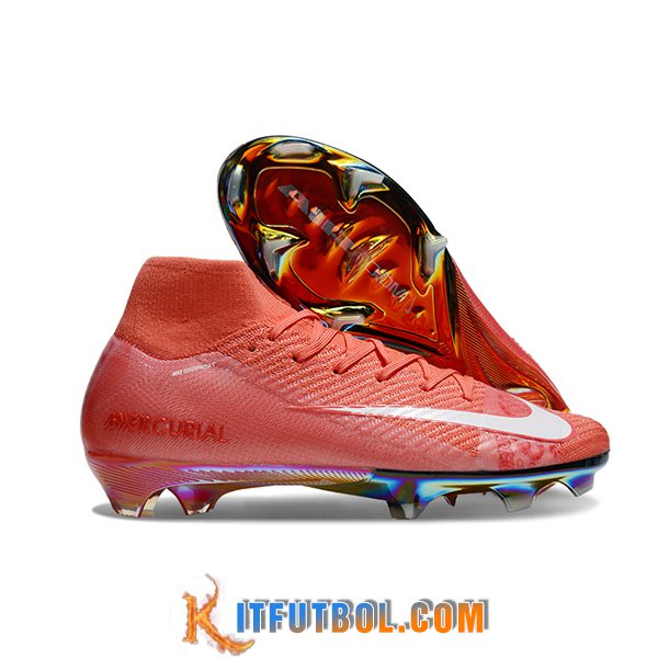 Nike Botas De Fútbol Air Zoom Mercurial Superfly IIX Elite FG Naranja/Blanco