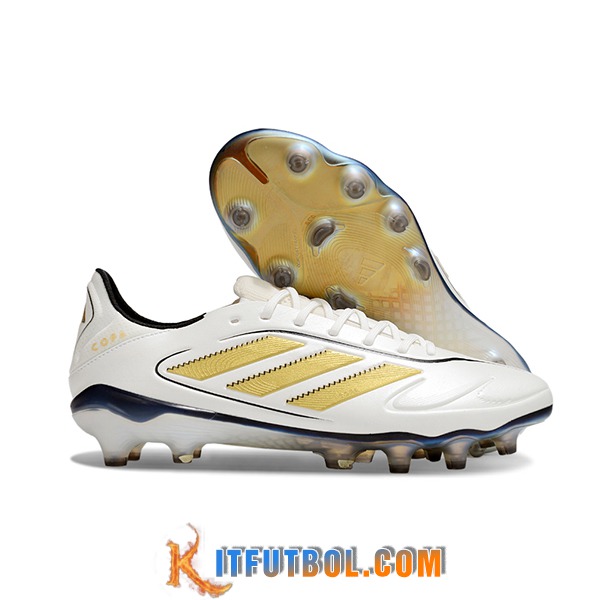 Copa Botas De Fútbol PURE III ELITE FG Blanco/Amarillo/Negro