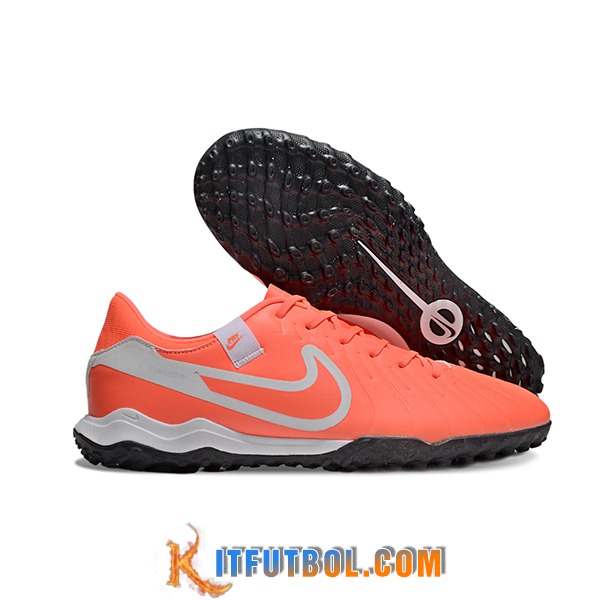 Nike Botas De Fútbol Tiempo Legend X Academy TF Naranja/Gris