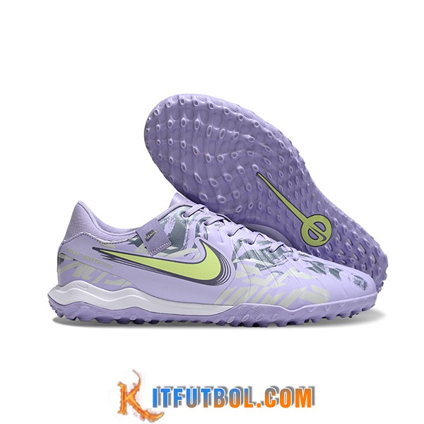 Nike Botas De Fútbol Tiempo Legend X Academy TF Violeta/Verde