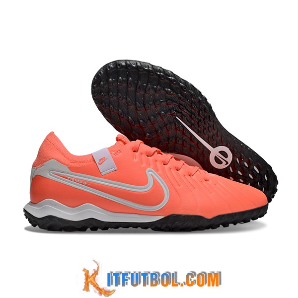 Nike Botas De Fútbol Tiempo Legend X PRO TF Naranja