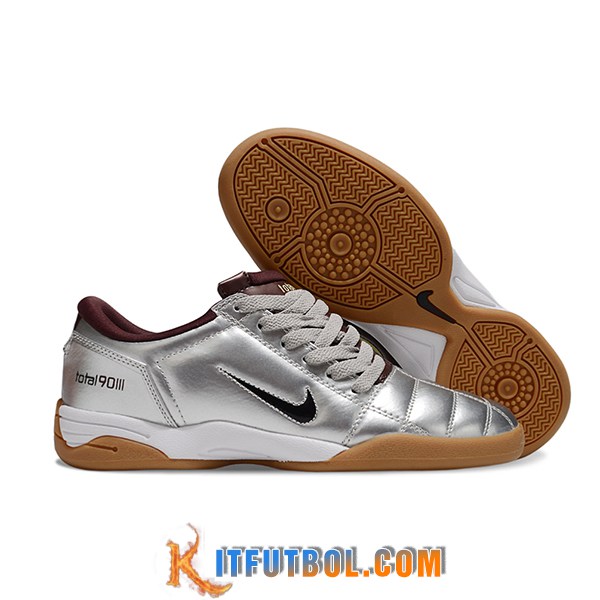 Nike Botas De Fútbol T90 IC Gris/Negro