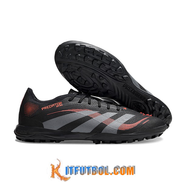 Adidas Botas De Fútbol PREDATOR 25 ELITE TF BOOTS Negro/Blanco/Rojo