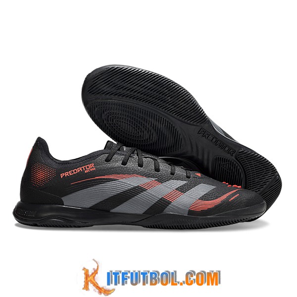 Adidas Botas De Fútbol PREDATOR 25 ELITE IC BOOTS Negro/Blanco/Rojo