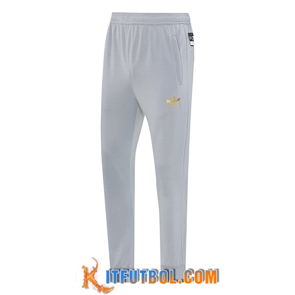 Pantalon Entrenamiento Manchester United Gris 2025/2026
