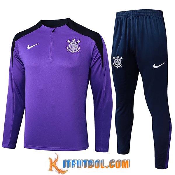 Chandal Equipos De Futbol Corinthians Violeta/Negro 2025/2026