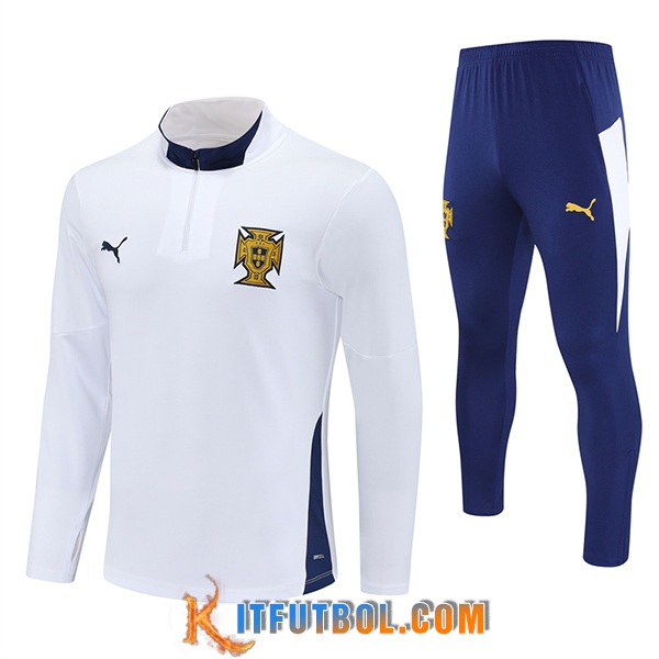 Chandal Equipos De Futbol Portugal Blanco/Azul 2025/2026
