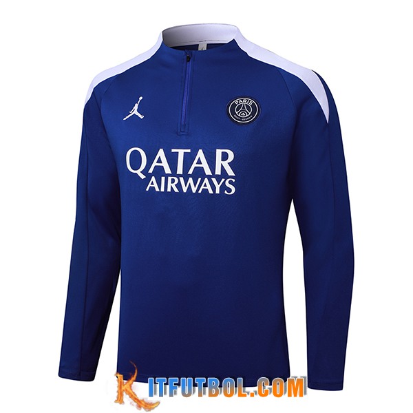 Sudadera De Entrenamiento PSG Azul/Blanco 2025/2026