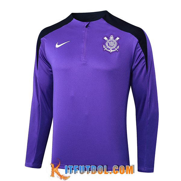 Sudadera De Entrenamiento Corinthians Violeta/Negro 2025/2026