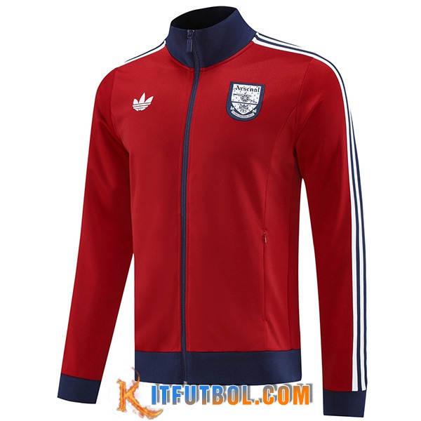 Chaquetas Futbol Arsenal Rojo/Azul 2025/2026