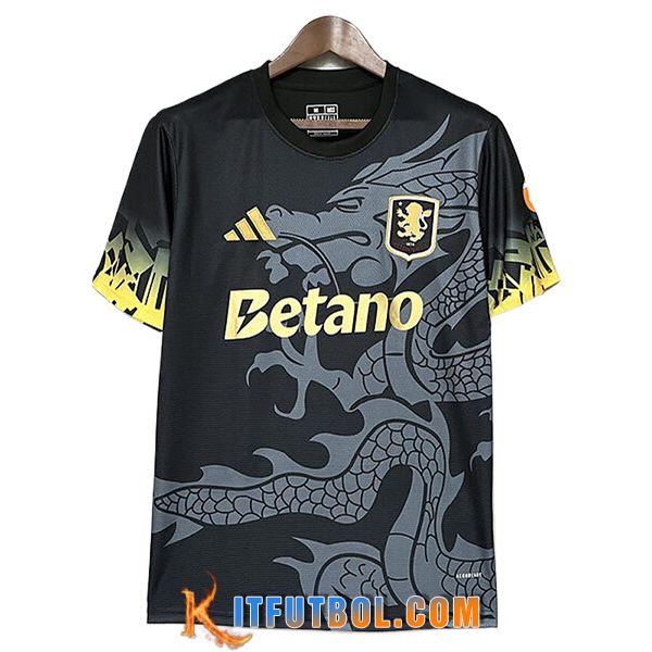 Camisetas De Futbol Aston Villa Special Edition Negro 2025/2026