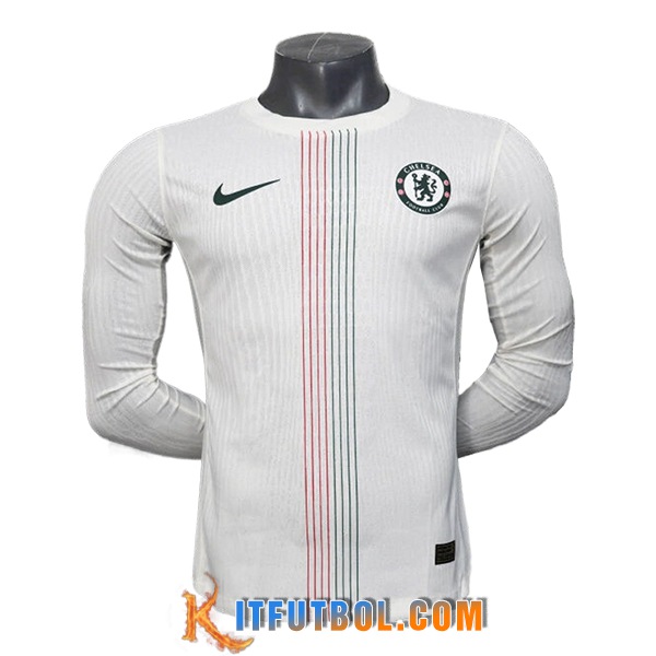 Camisetas De Futbol Chelsea Segunda Manga Largas 2025/2026
