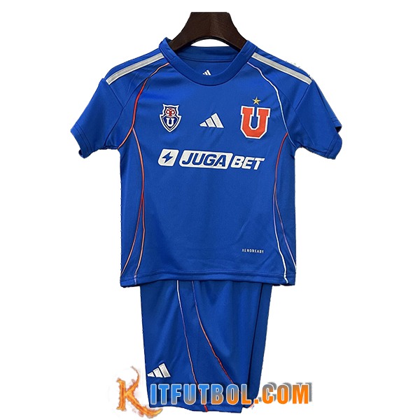 Nueva Camisetas De Futbol Universidad De Chile Ninos Primera 2025/2026