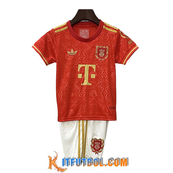 Nueva Camisetas De Futbol Bayern Munich Ninos 125th Anniversary 2025/2026