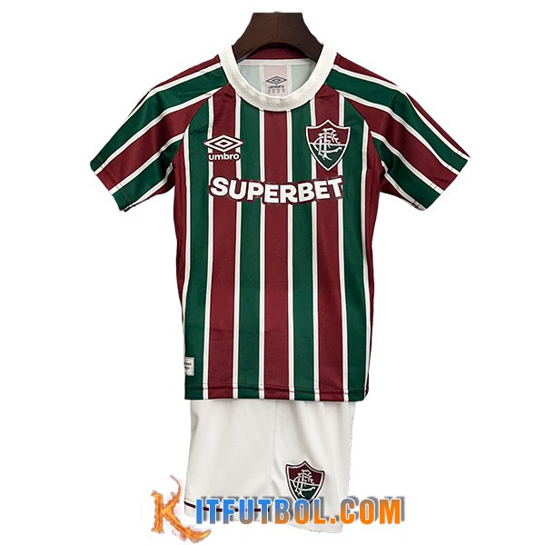 Nueva Camisetas De Futbol Fluminense Ninos Primera 2025/2026