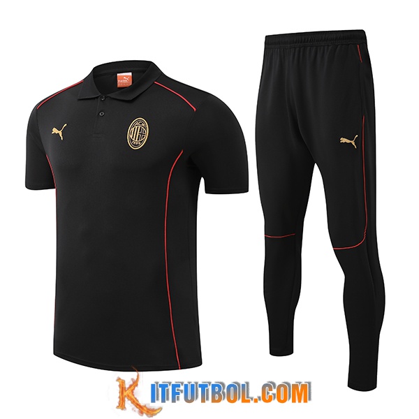 Camiseta Polo AC Milan Negro 2025/2026